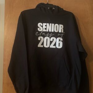 Port and Company Black Senior Class of 2026 Hoodie